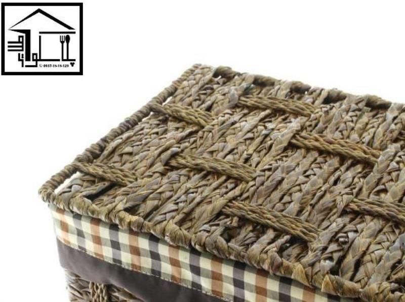 سبدلباس حصیری رخ کوچک کد :591005