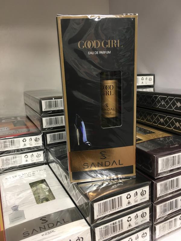 عطر جیبی زنانه صندل مدل گود گرل حجم 25 میلی لیتر