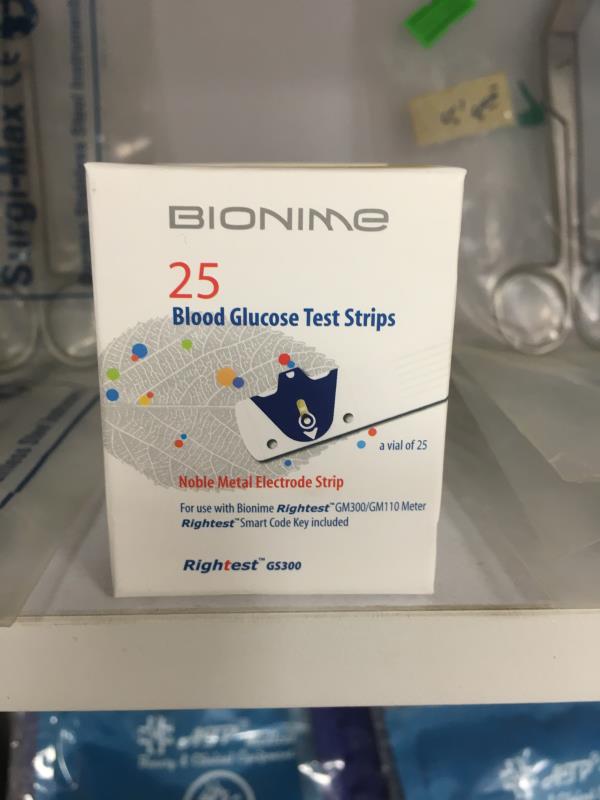 نوار تست قند خون بایونیم Bionime