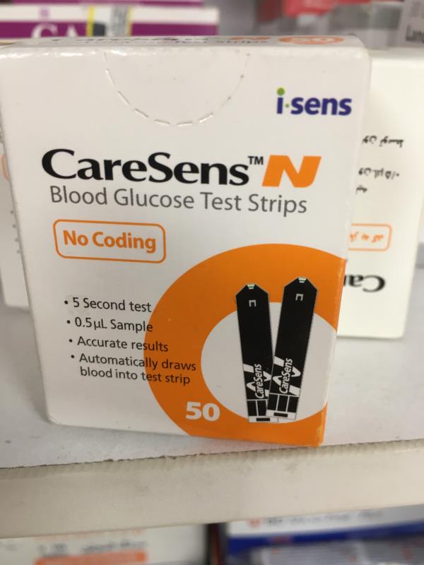 نوار تست قند خون کرسنس CARESENS N ا Caresens N Blood