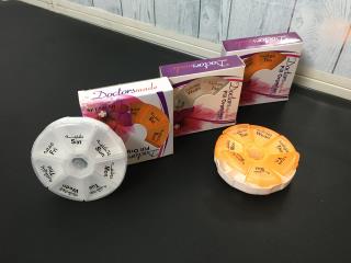 جعبه یادآوری قرص هفتگی دایره