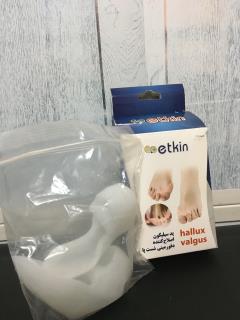 پد سیلیکونی دو انگشت پا