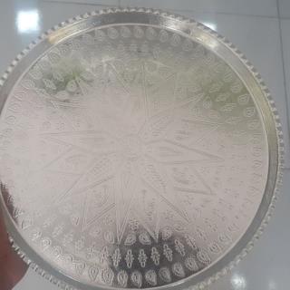 سینی مسی نقره ای