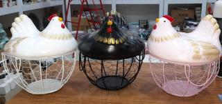 جا تخم مرغی بزرگ طرح مرغ