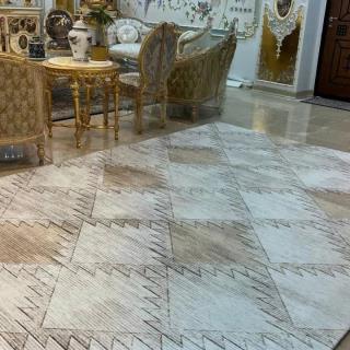 روفرشی مدرن مخملی کش دوزی شده