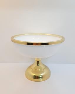 تک پایه ترکیبی طلایی سفید در سه سایز کد سایز کوچک 170204