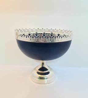 کاسه ترکیبی نقره ای سرمه ای