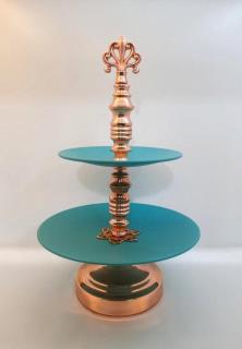 دو طبقه مسی فیروزه ای