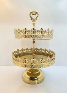 دو طبقه ترکیبی طلایی کاراملی