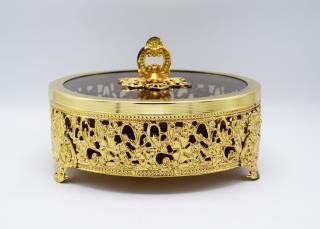 شکلات خوری گل درشت طلایی