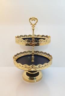 دوطبقه ترکیبی طلایی سرمه‌ای کد 160435