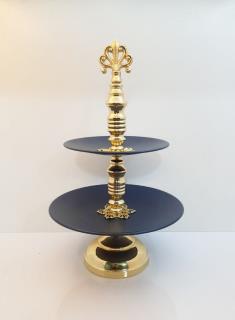 دوطبقه ترکیبی طلایی سرمه‌ای کد 160312