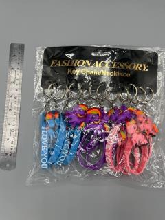 جا کلیدی تک شاخ هفت رنگ سیلیکونی (12عددی)