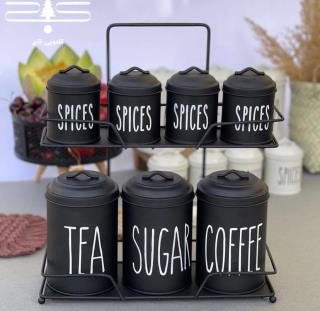 ست ٧ پارچه بانكه فلزي