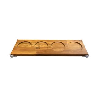 پاسماوری درب چوبی و استند دار