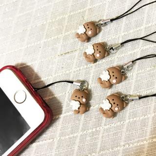 آویز موبایل مدل خرسی