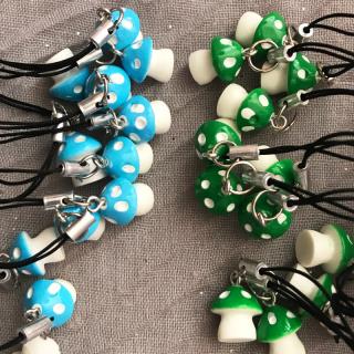 آویز موبایل مدل قارچ رنگی