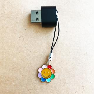 آویز موبایل مدل گل رنگی