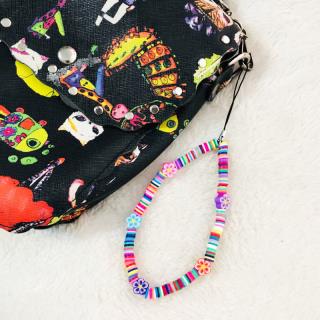 آویز موبایل مدل گل رنگی