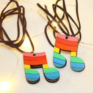 گردنبند مدل نت موسیقی