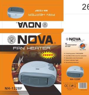 بخاری برقی رومیزی نوا مدل NH1228F