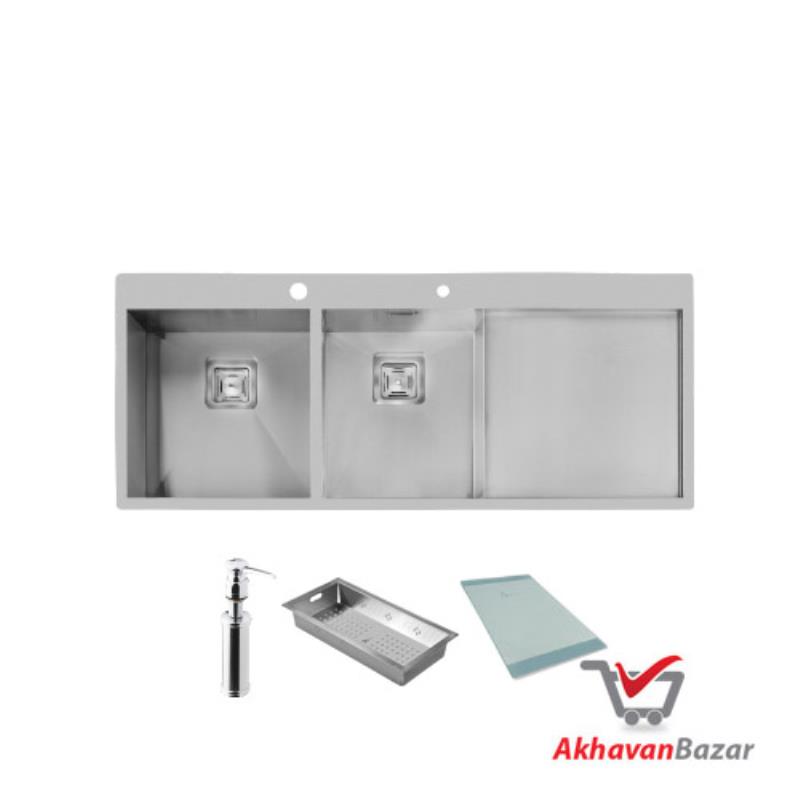 سینک ظرفشویی توکار کد 332 اخوان