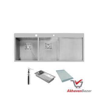 سینک ظرفشویی توکار کد 336 اخوان