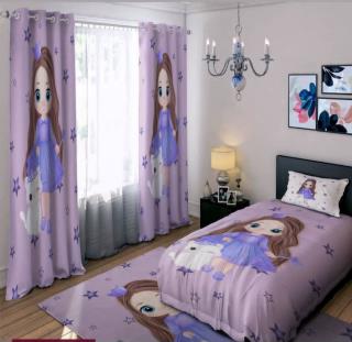 روتختی سه بعدی طرح دختر 1 نفره ( کد 1116)