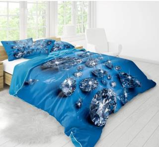 روتختی سه بعدی طرح الماس آبی 2 نفره ( کد 1164 )