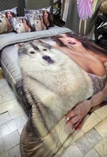 روتختی سه بعدی طرحدار دو نفره ( کد 1232 )