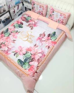 روتختی دونفره سه بعدی همراه لحاف