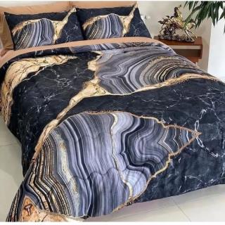 روتختی سه بعدی طرح سنگی دو نفره ۶ تیکه