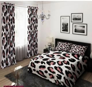 ست پرده و روتختی سه بعدی