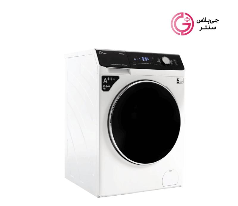 ماشین لباسشویی جی پلاس مدل GWM-KD1059W ظرفیت 10.5 کیلوگرم