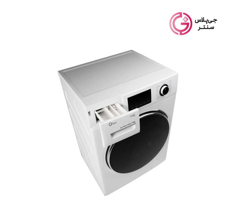 ماشین لباسشویی جی پلاس مدل GWM-K8340W ظرفیت 8 کیلوگرم