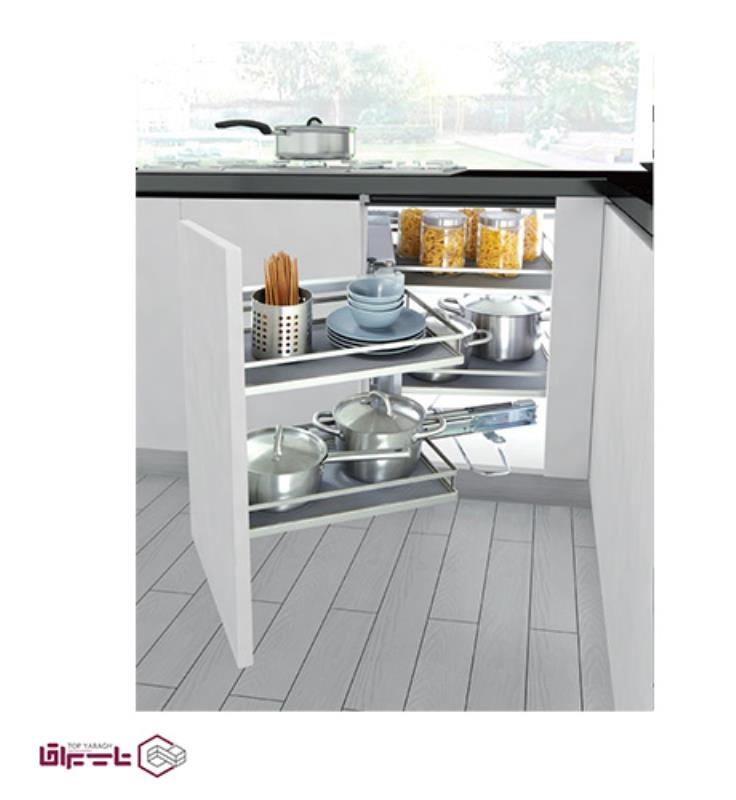 مجیک کرنر کابینت زمینی آرام بند