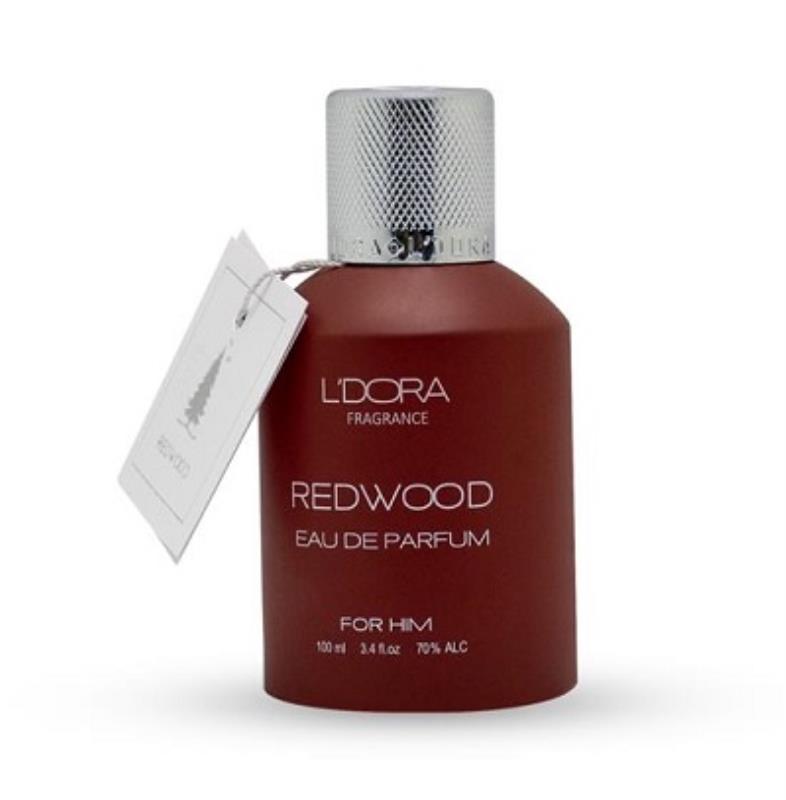 ادوپرفیوم مردانه مدل REDWOOD لدورا فرگرنس 100 میلی لیتر