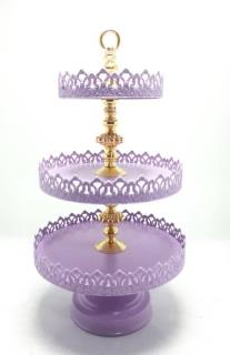 شیرینی خوری ۳ طبقه فلزی کد 20131