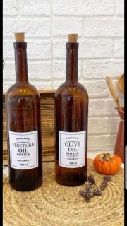 بطری 1 لیتری قهوه ای بلند کد 1041