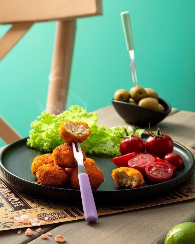 چنگال زیتون ۶ عددی زوکی
