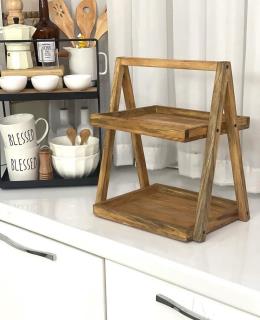 استند پذیرایی چوبی