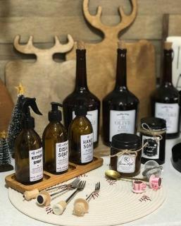 ست جا مایع و اسپری ۳عددی زیره دار