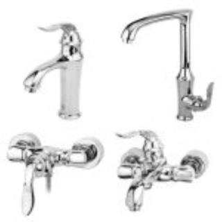 بسته شیرآلات دریا مدل سزار کروم قهرمان