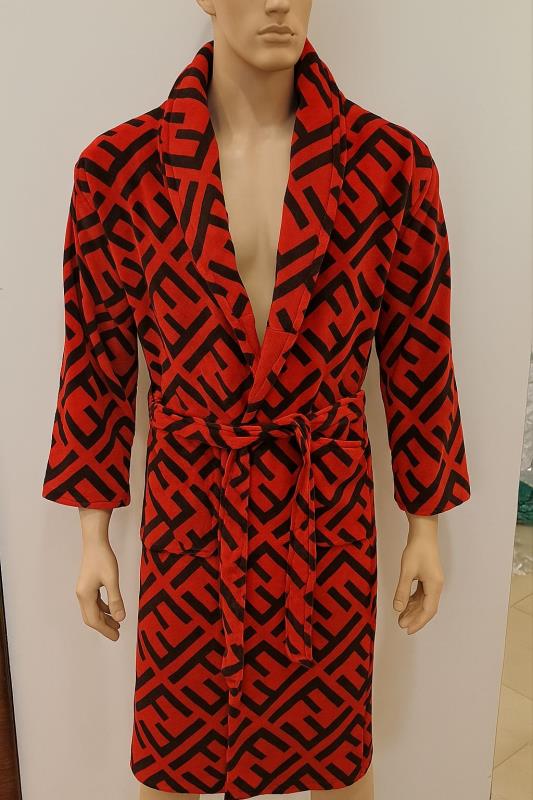 حوله تن پوش نخ رنگی سایز M کد 1209 طرح لویی وتون