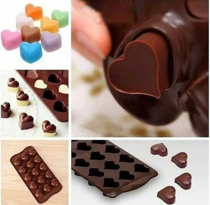قالب شکلات سیلیکونی 15 تکه