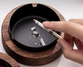 زیرسیگاری چوبی فلزی رایکا