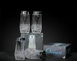 نمکدان 6 تایی بلور لیما