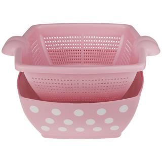 کاسه آبکش خالدار مربع