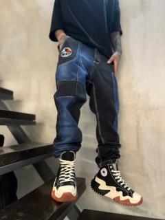 شلوار جین ترک آبی مشکی پلیس کد 1067