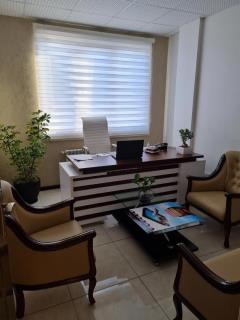 میز مدیریت ممتاز همراه با نیم ست لویی